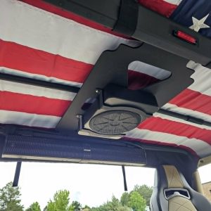Kicker Sound Bar & Sub Mounting Bracket Kit - Soft Top Military HMMWV